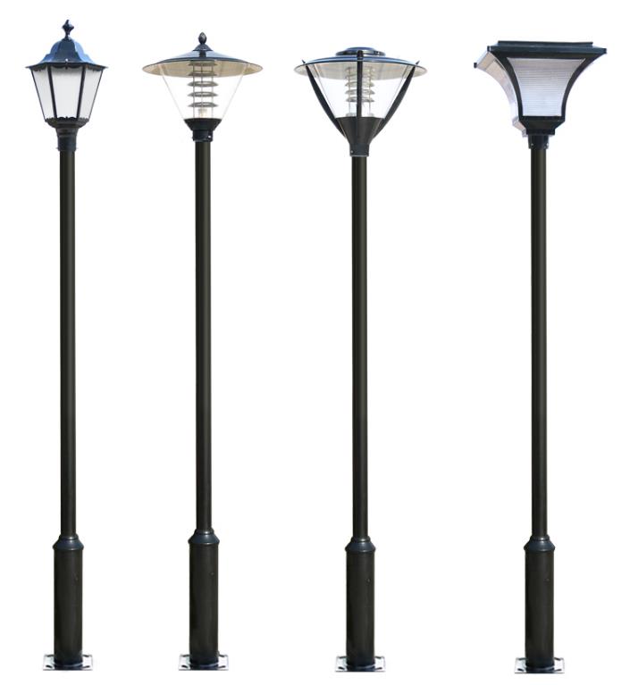 Europese lamp met één lantaarnpaal 3.15m fabrieksprijs direct