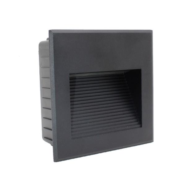 led outdoor waterproof step light square 86x86mm embedded type light stair step light light light