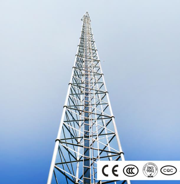 CCTV monitoring pool voor buitenbeveiliging, sterke wind staal toren