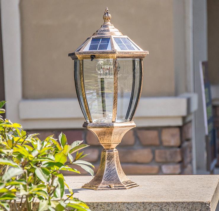 led zonnelamp buitenwaterdichte tuinlamp Europese stijl wandlamp